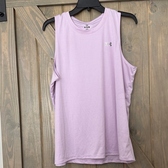 Under Armour Women's Light Purple Loose Tank Size XL NWOT - Picture 1 of 4